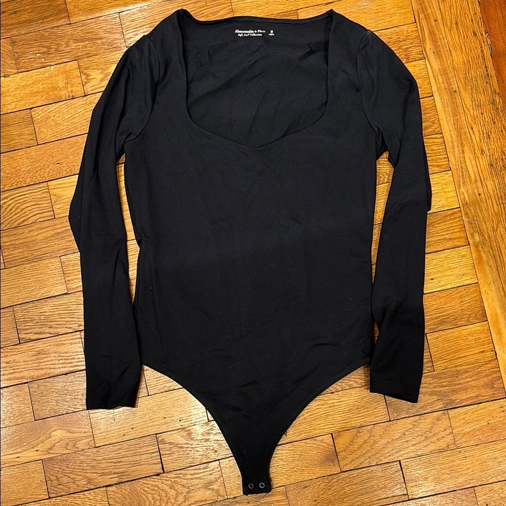 Black Long Sleeve Bodysuit